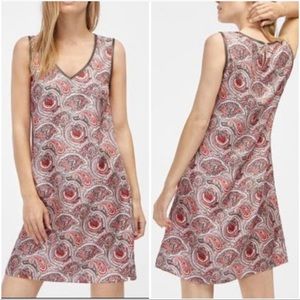 Massimo Dutti Silk Sleeveless mini dress Paisley print